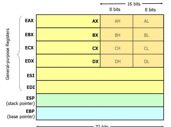 General purpose registers